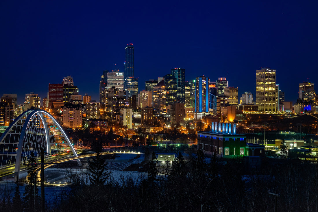 Edmonton by night